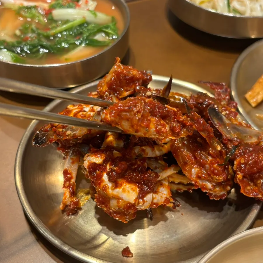 Refilled sweet napa water kimchi and marinated abalone