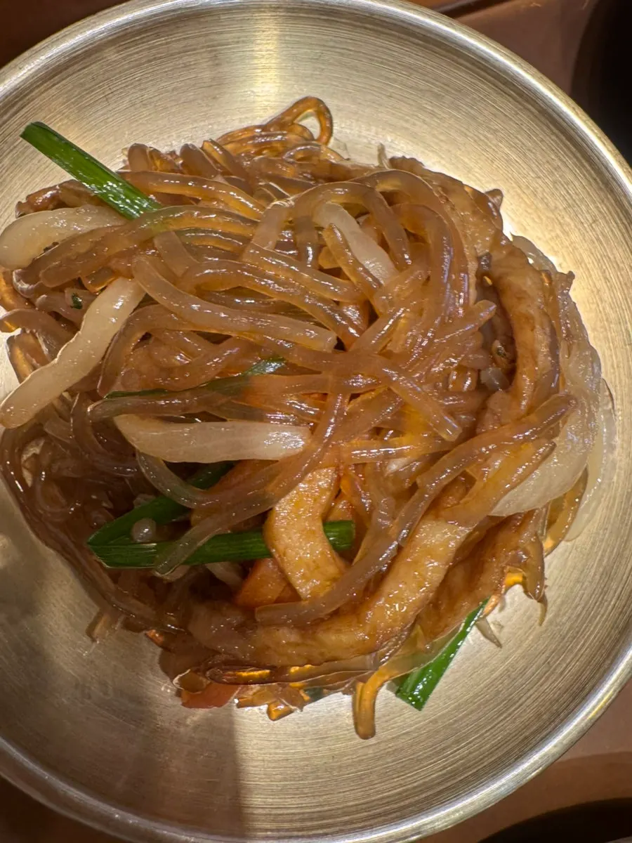 A plate of kimchi pancake at Yun Sikdang