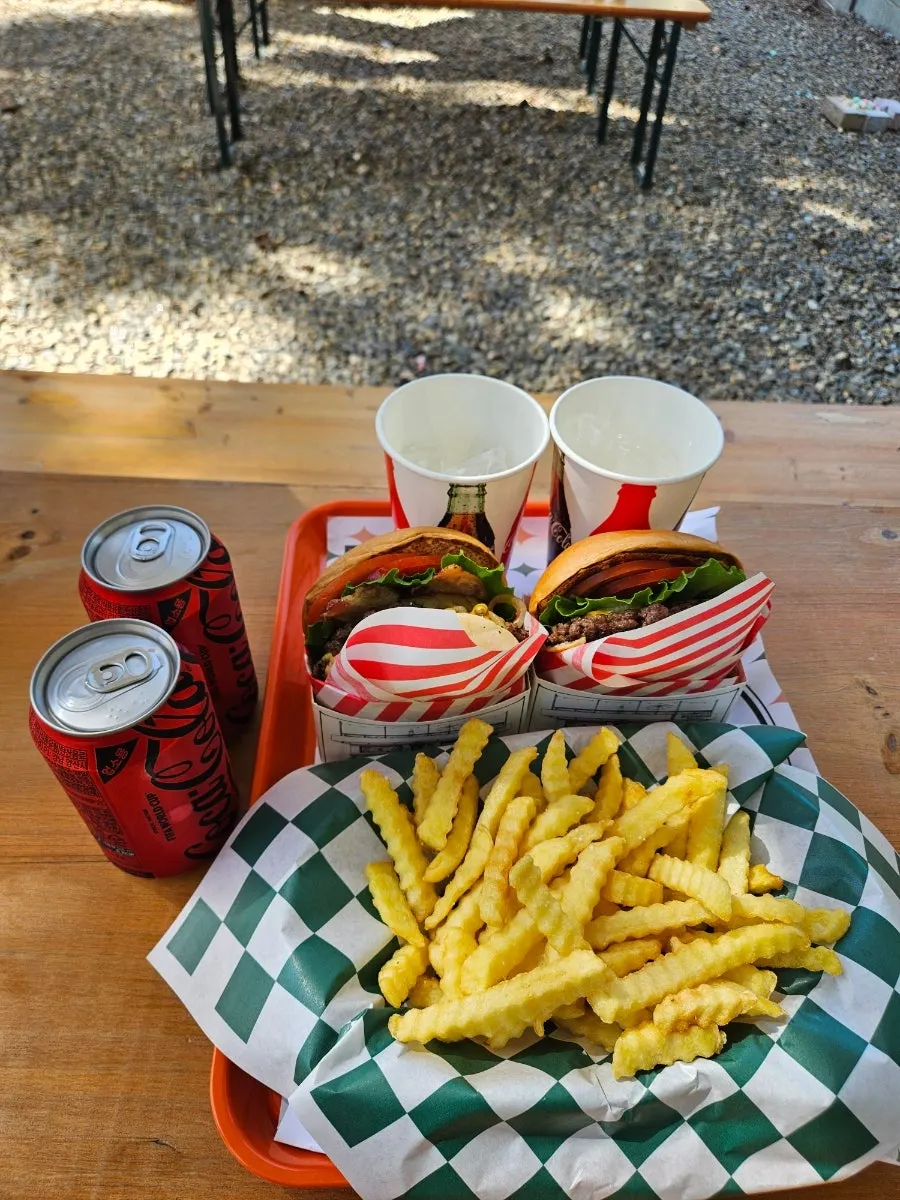 Chewy fries and a Zero Coke