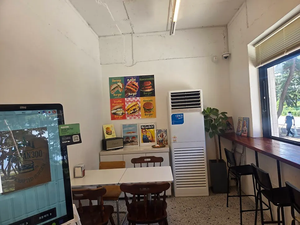 Interior seating set up for solo diners