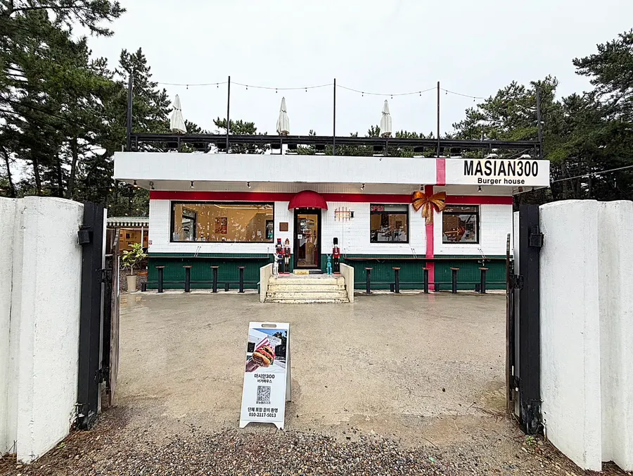 Masian 300 parking lot located beside the building