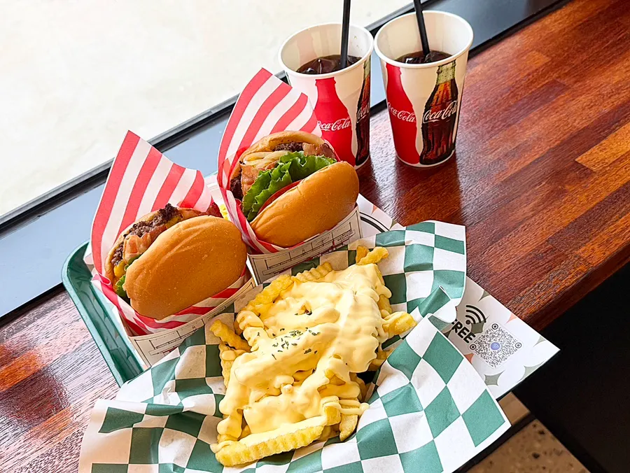 Masian B.L.T burger with a clean, light flavor