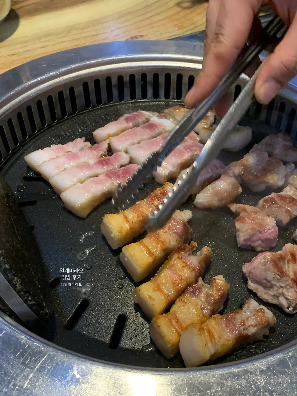 A tender bite of aged pork belly