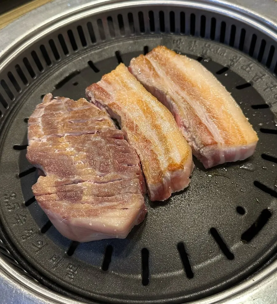 Raw meat neatly arranged on the plate
