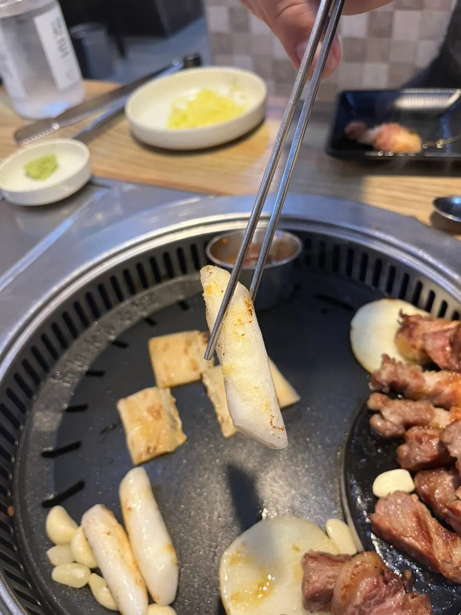 삼겹살과 함께한 소주 한 잔