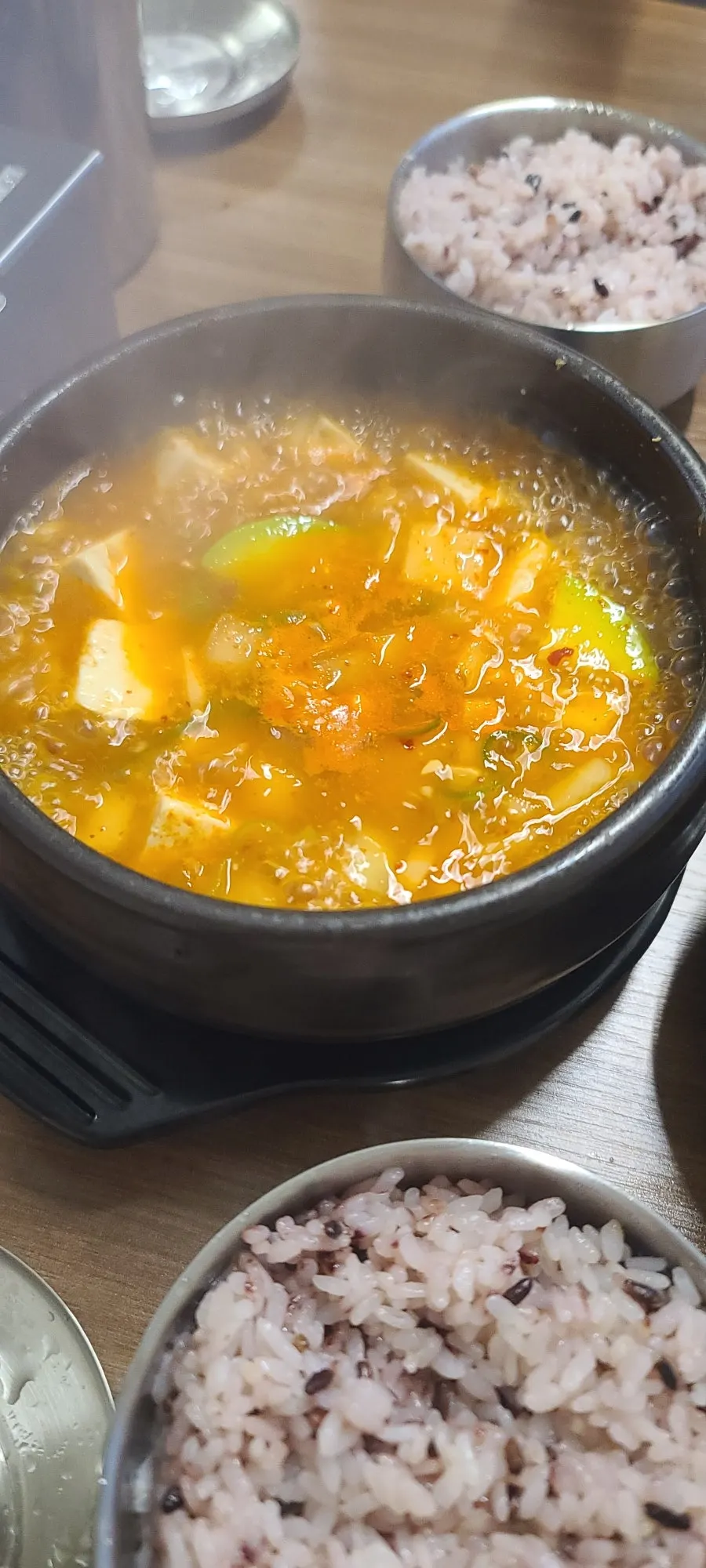 Matdongsam's steamed egg, puffed up and fluffy