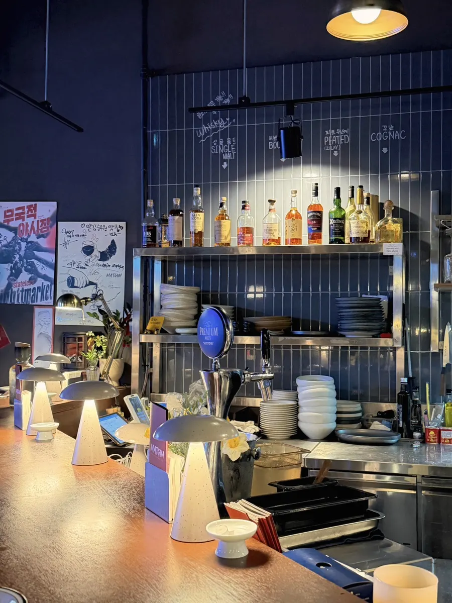Bar seats at Matgim omakase