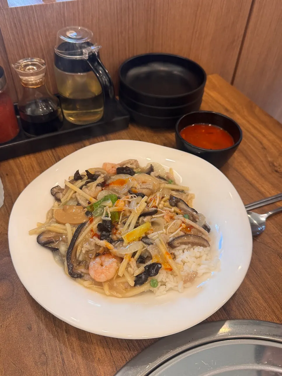 Weekend lunch spread at Mayway Gwangju Cheomdan
