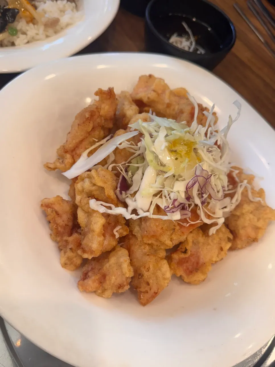Freshly fried half order of tangsuyuk