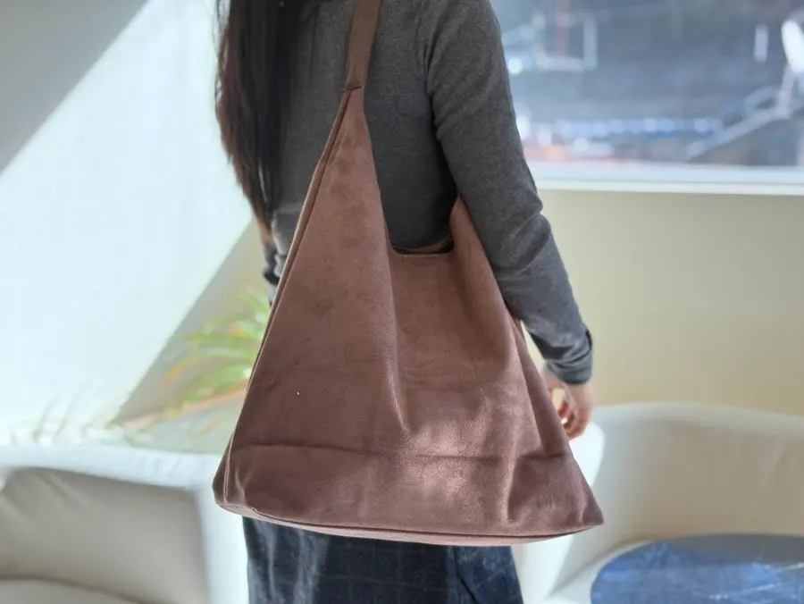 Soft Meda Bag Suede Shoulder Bag