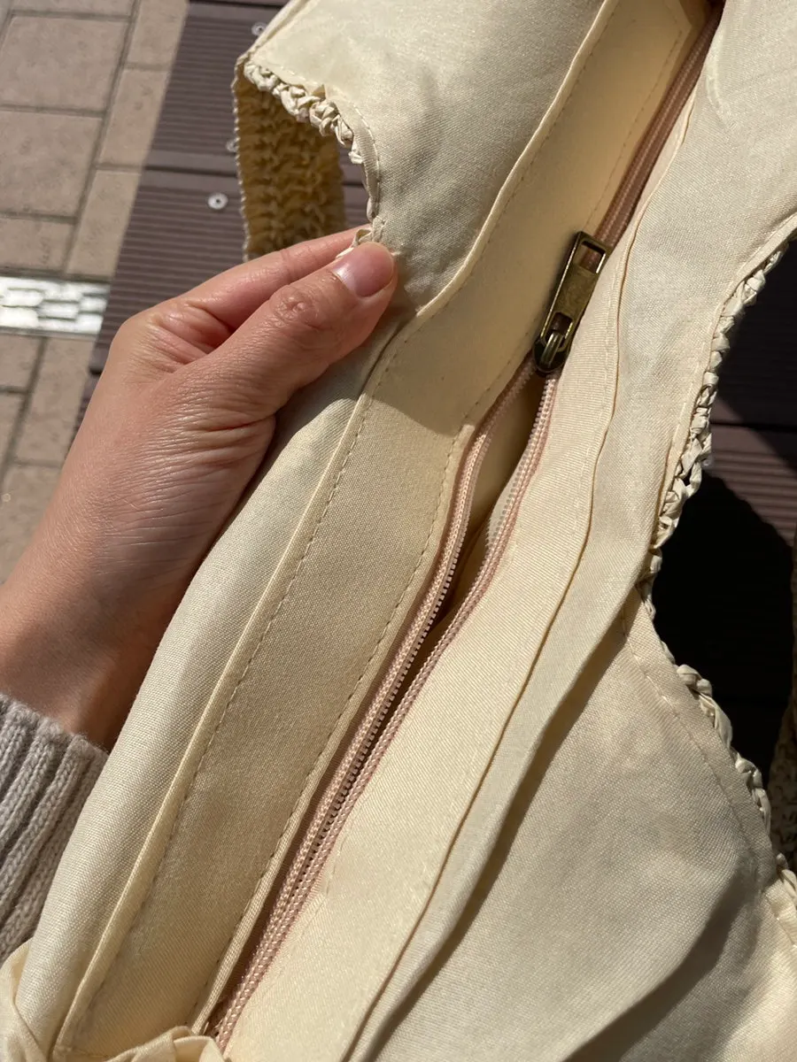Meda Bag rattan bag chosen in beige