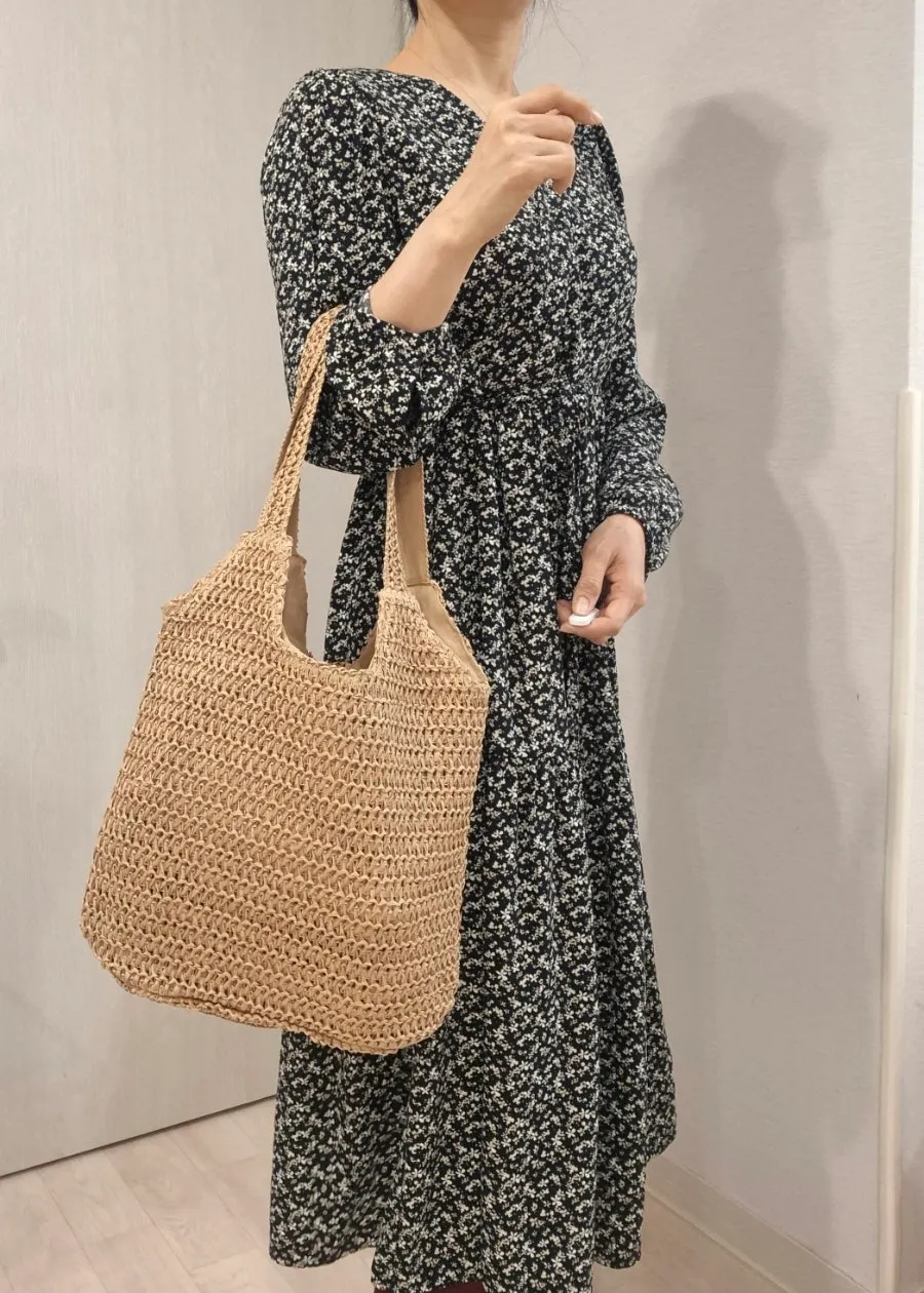 Meda Bag Rattan Bag used as a summer bag