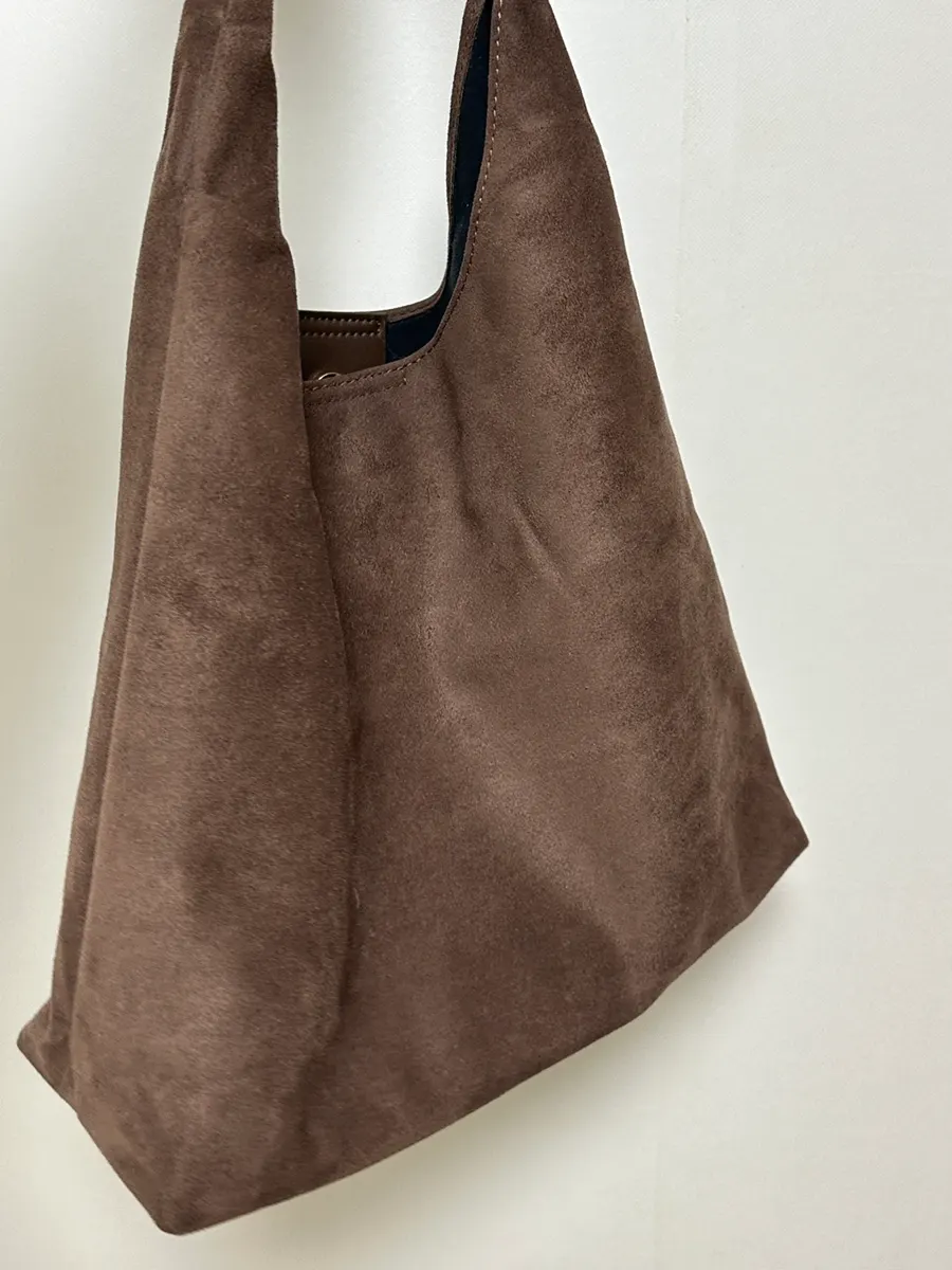 Meda Bag suede shoulder bag used for everyday carry