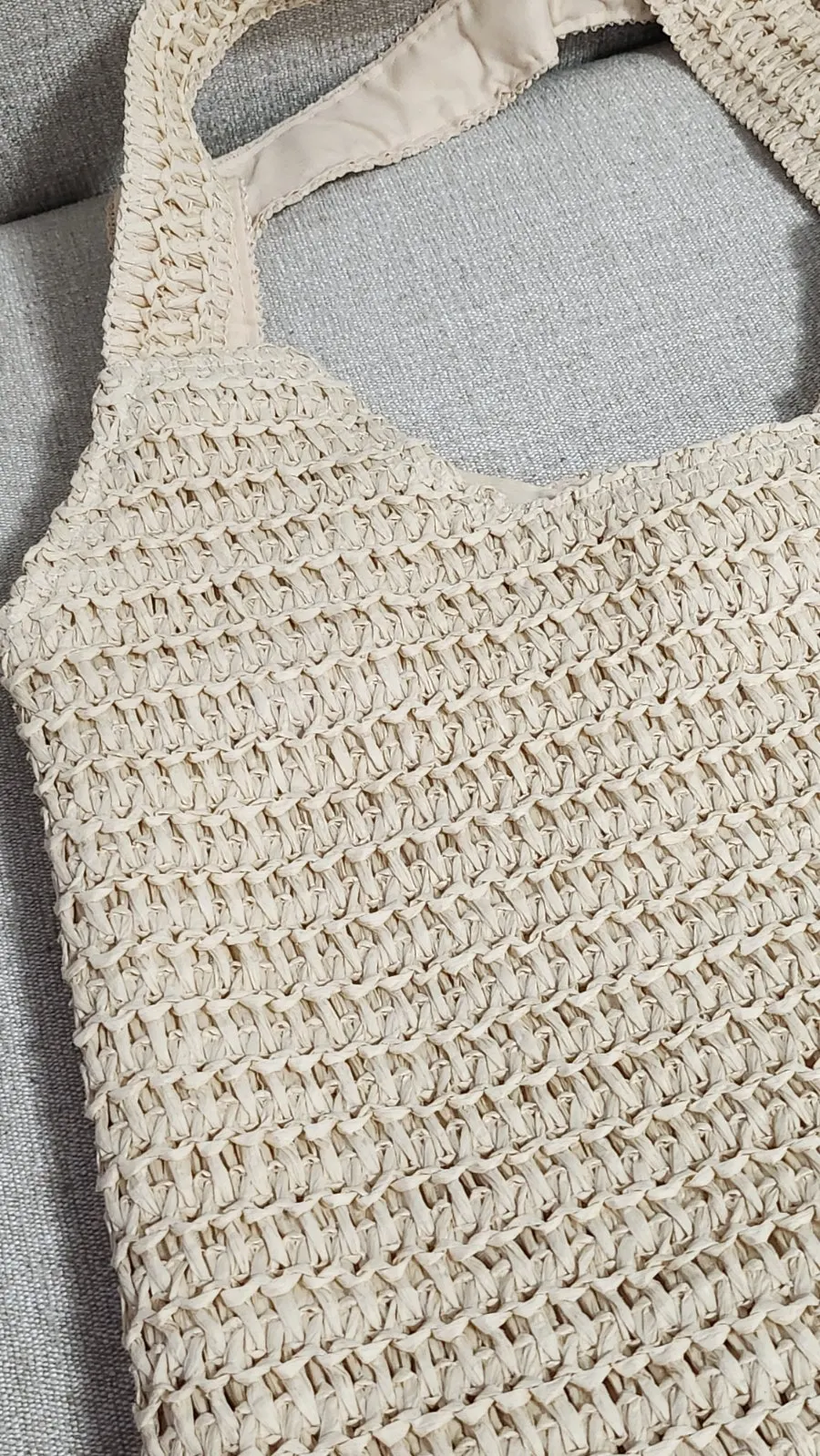 Meda Bag rattan bag chosen in light ivory