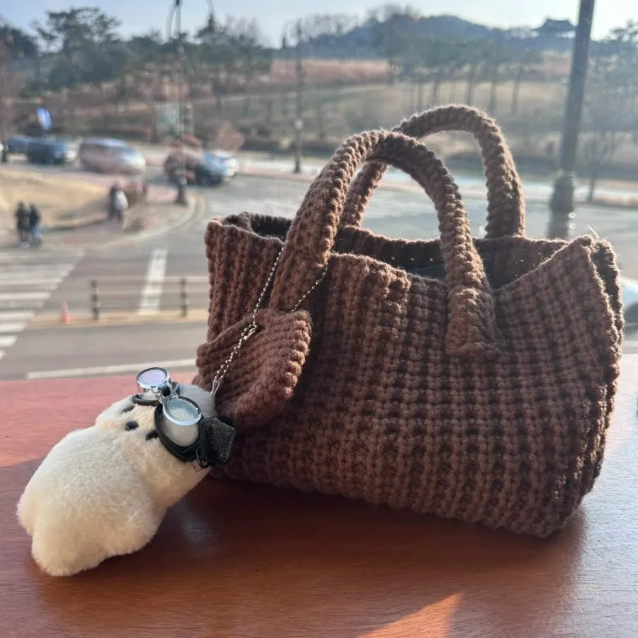 Meda Bag knit mini tote bag main image