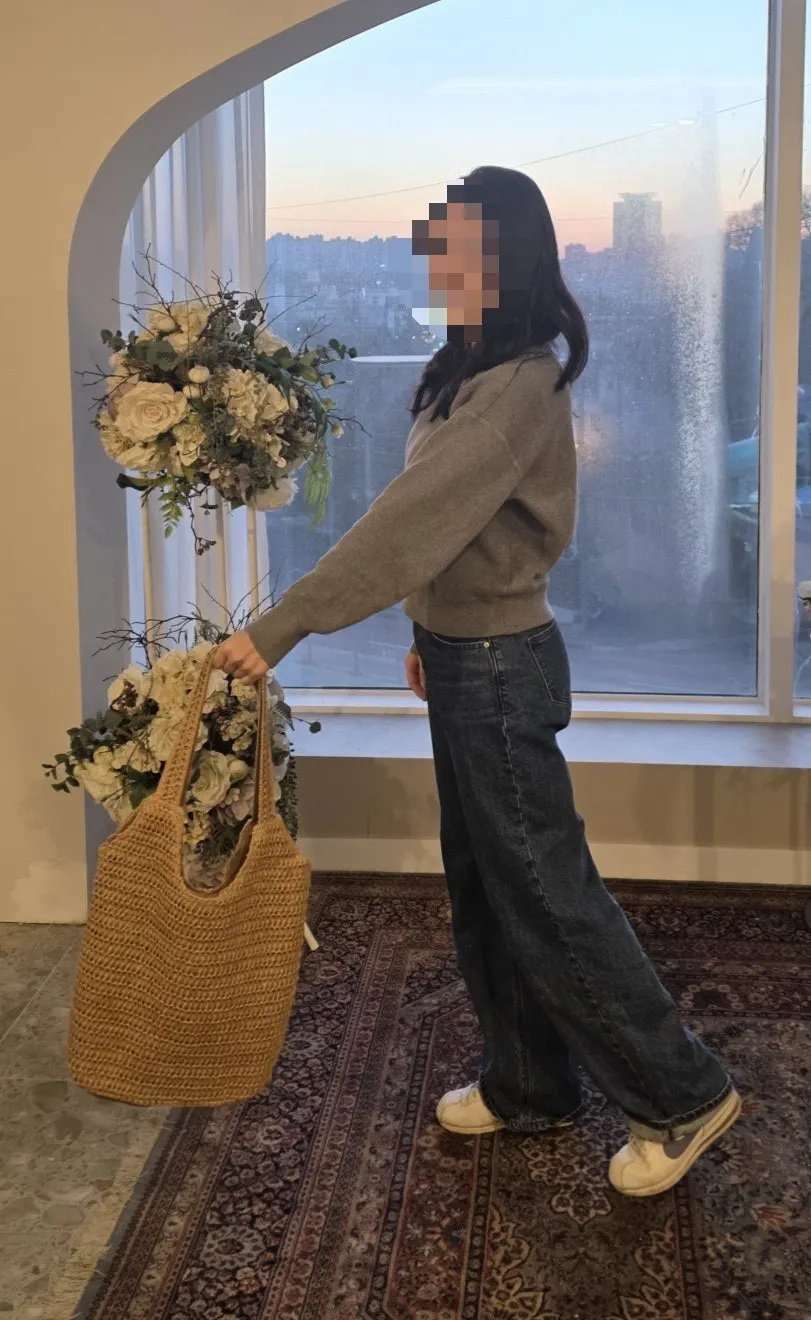 일상 소지품을 담는 메다백 숄더 여름가방