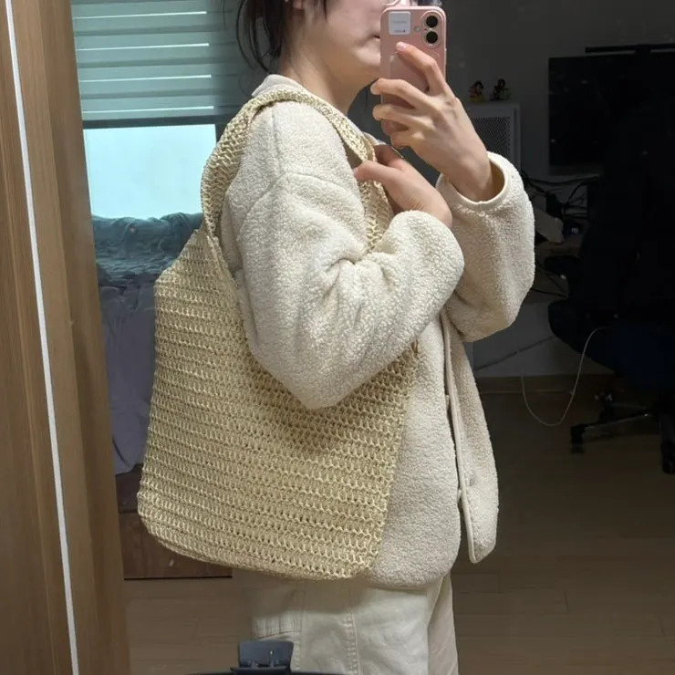 Meda Bag Rattan Bag prepared for everyday summer use