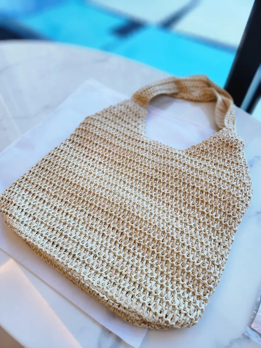 Meda Bag rattan bag chosen while preparing for a vacation trip