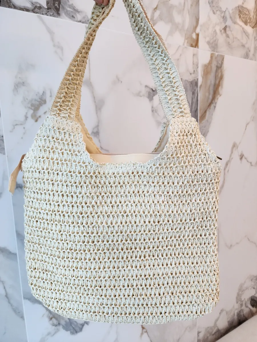 Meda Bag rattan shoulder bag for storing travel belongings