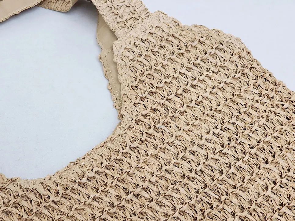 Weave of the brown Meda Bag rattan bag