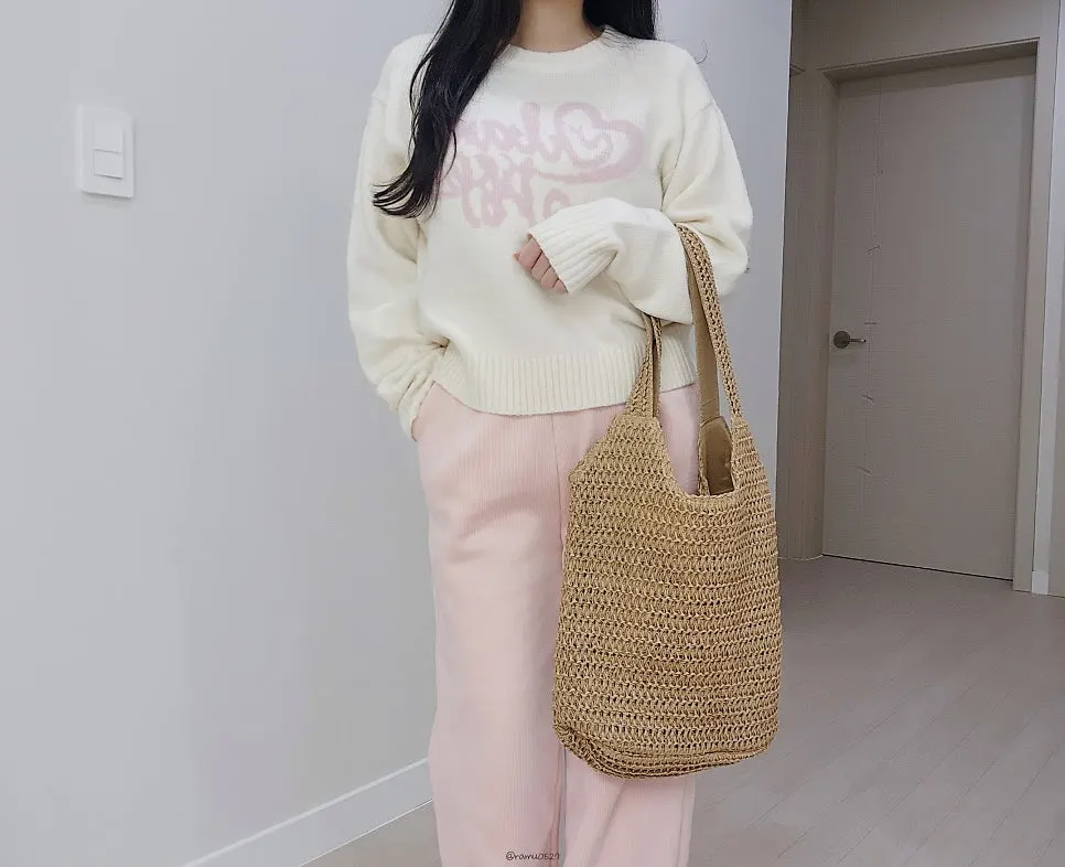 Brown Meda Bag rattan bag used in everyday life