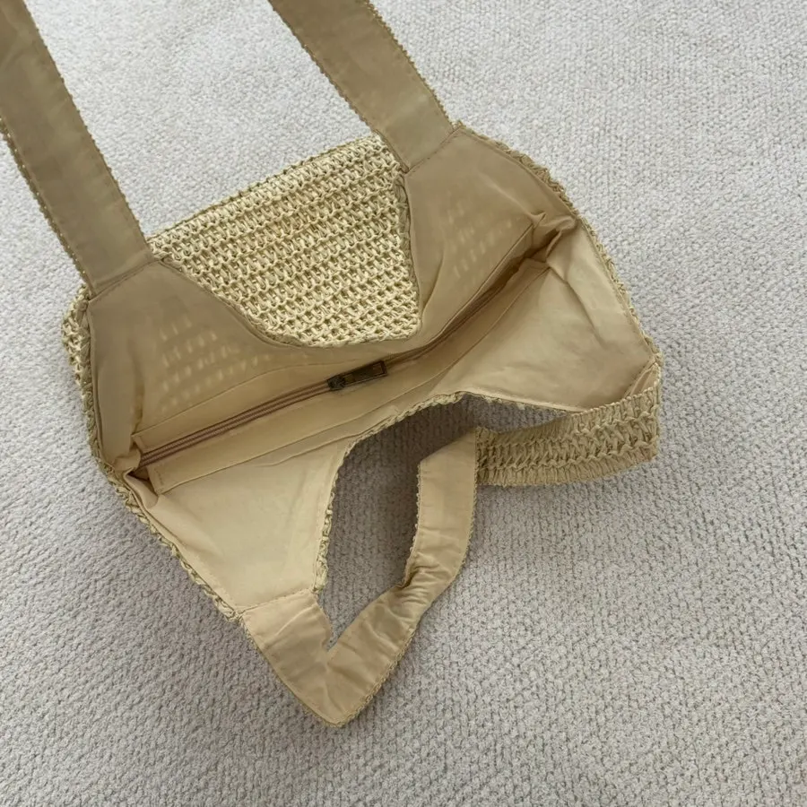 라탄백 지퍼 여밈 구조