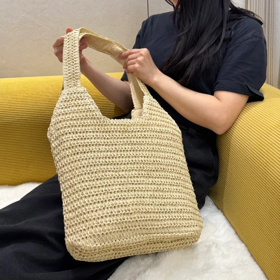 여행용 라탄 숄더백