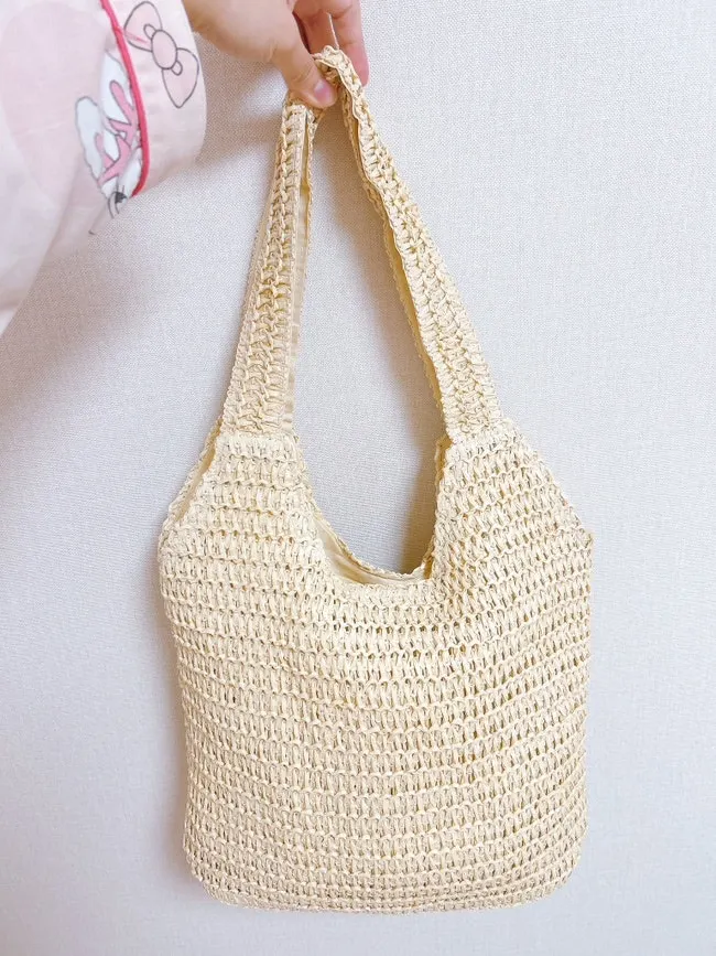 Meda Bag summer rattan shoulder bag