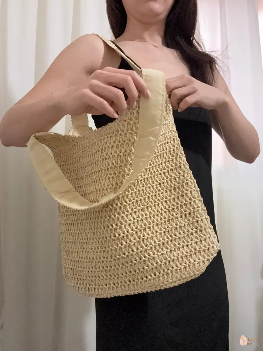 Meda Bag rattan bag carried on the shoulder or arm