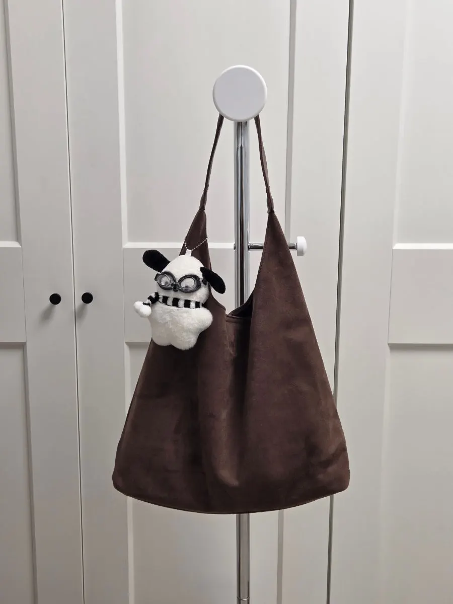 Meda Bag suede hobo bag used as a daily bag