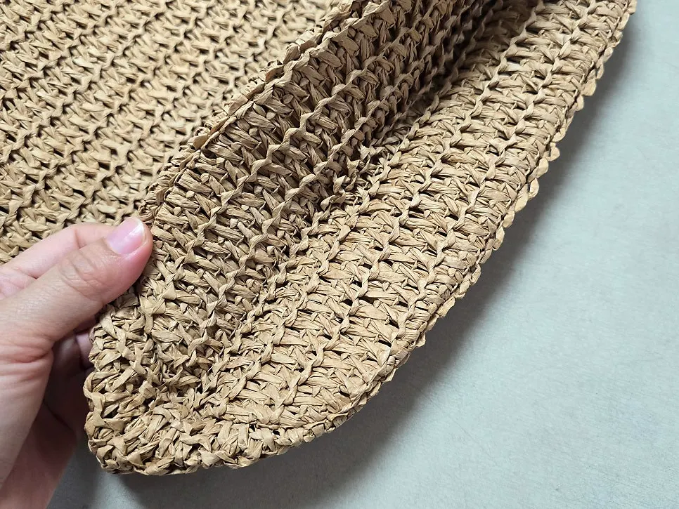 Rattan-style Meda Bag viewed after delivery