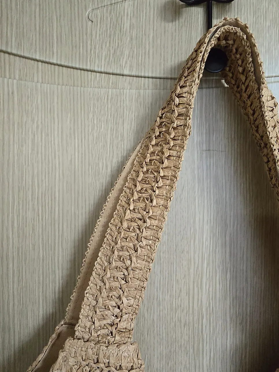 Meda Bag shoulder bag accented with a crocheted horse keychain