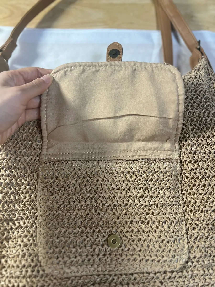 Meda Bag rattan bag with a soft rounded shape