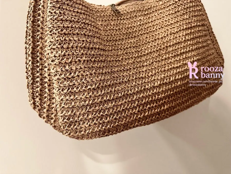 Medabag rattan bag worn while moving around during travel