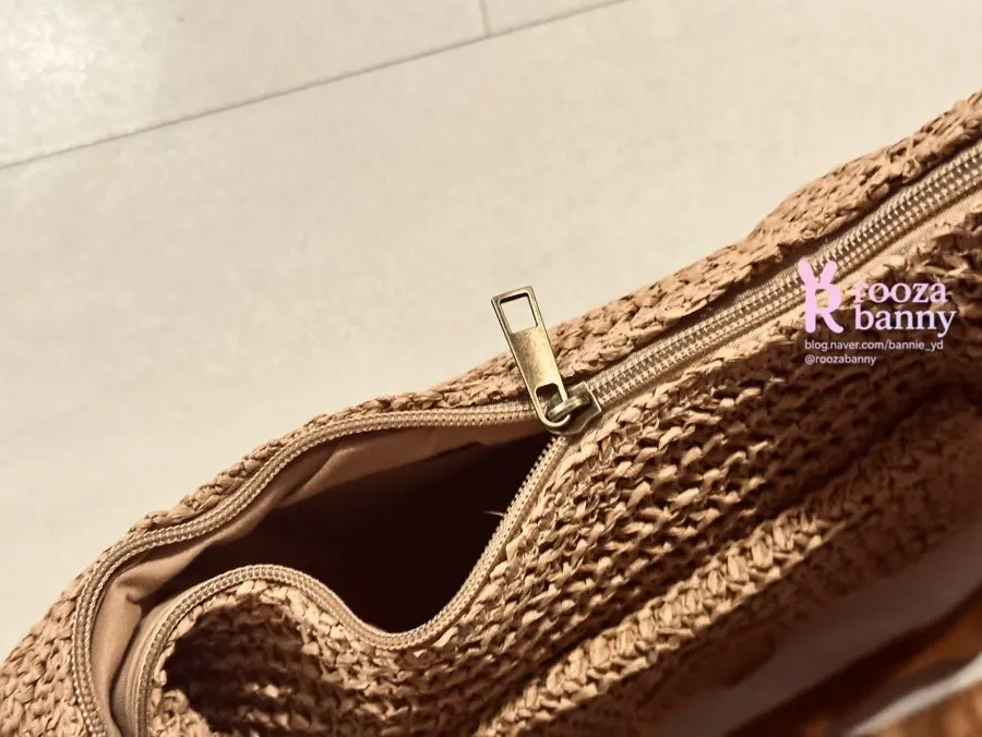 Medabag rattan bag used for a trip with lots of luggage
