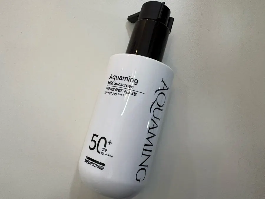AquaMing Mild Sunscreen container