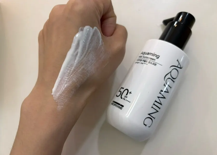 Sunscreen product and texture
