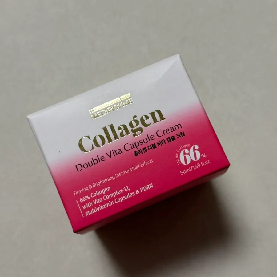 Collagen cream in protective packaging