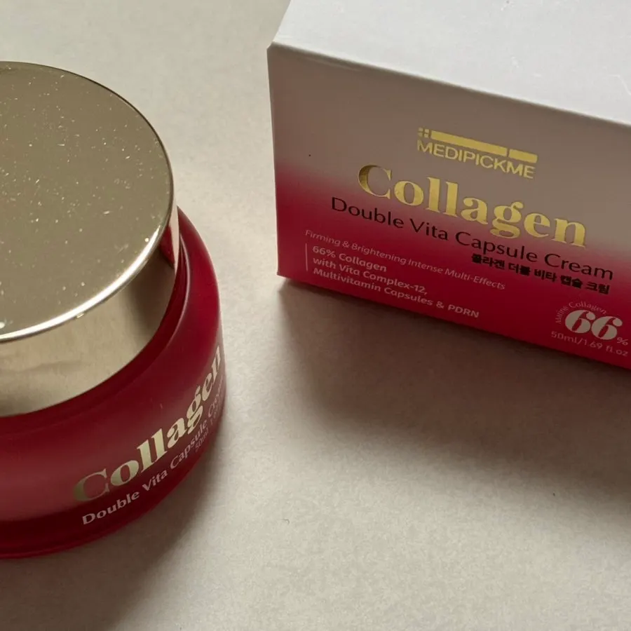 Opened MEDIPICKME vitamin capsule cream