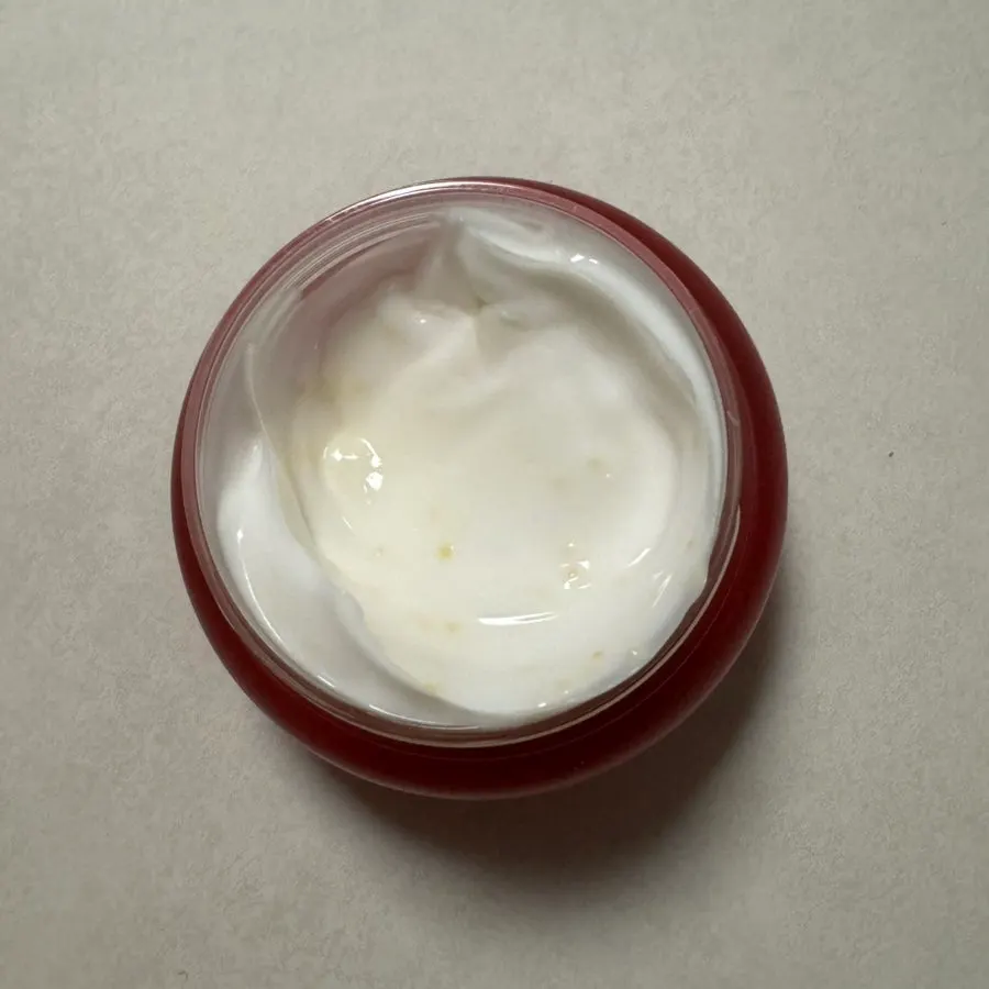 Cream left inside the lid