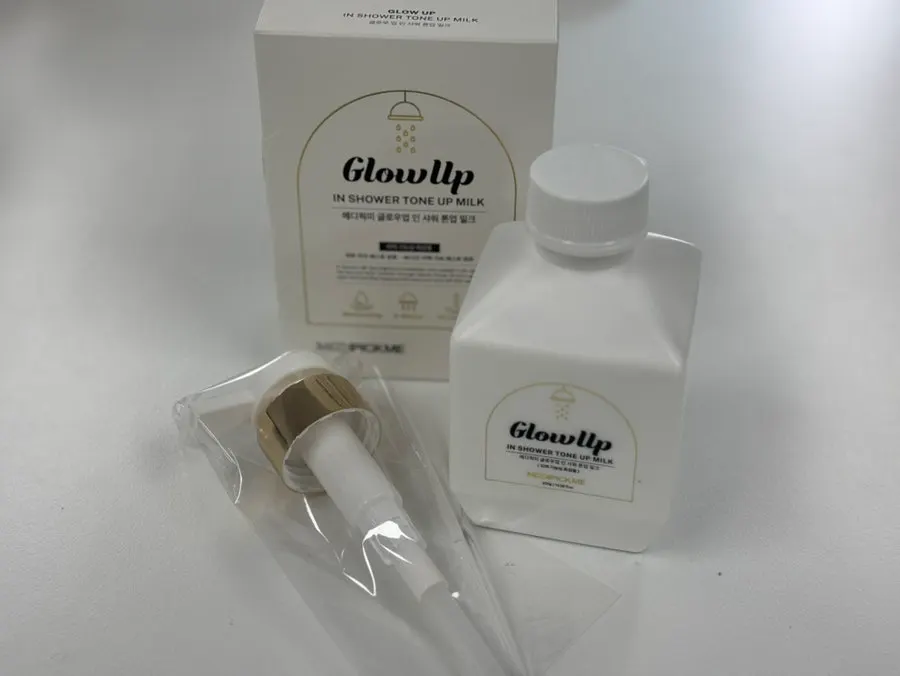 Tone-up milk container for face and body use