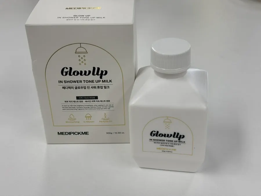 Tone-up milk with the dedicated pump attached