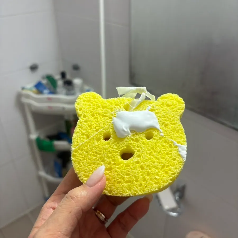 Opened tone-up milk container