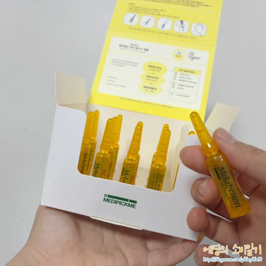 Ampoules divided into one-day portions