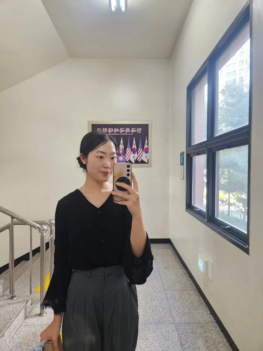 선스크린 사용 전후 피부 톤 모습