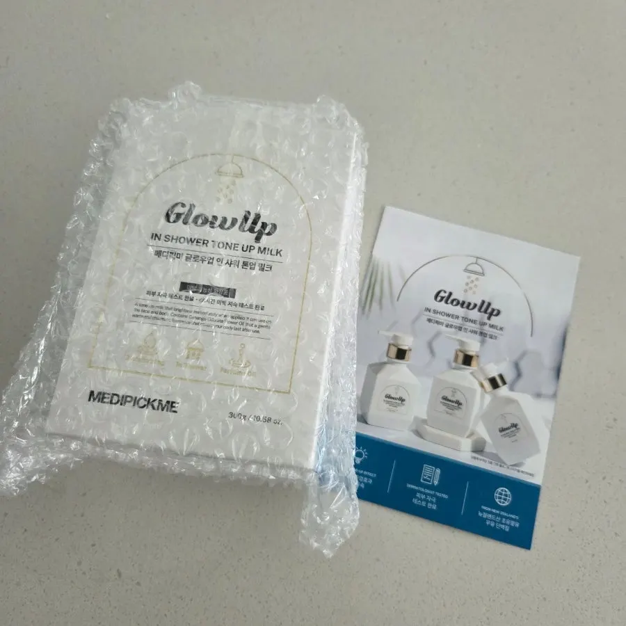 MEDIPICKME tone-up milk packaging condition