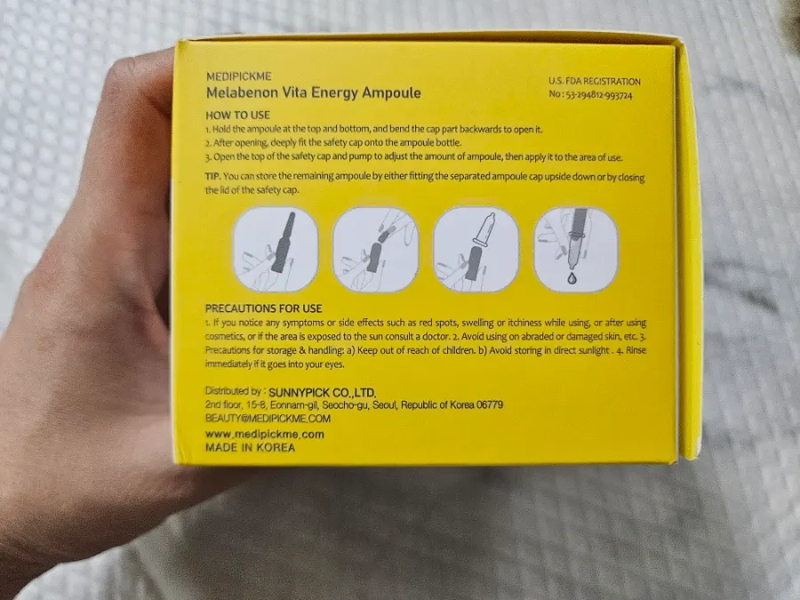 Two-week intensive ampoule set package