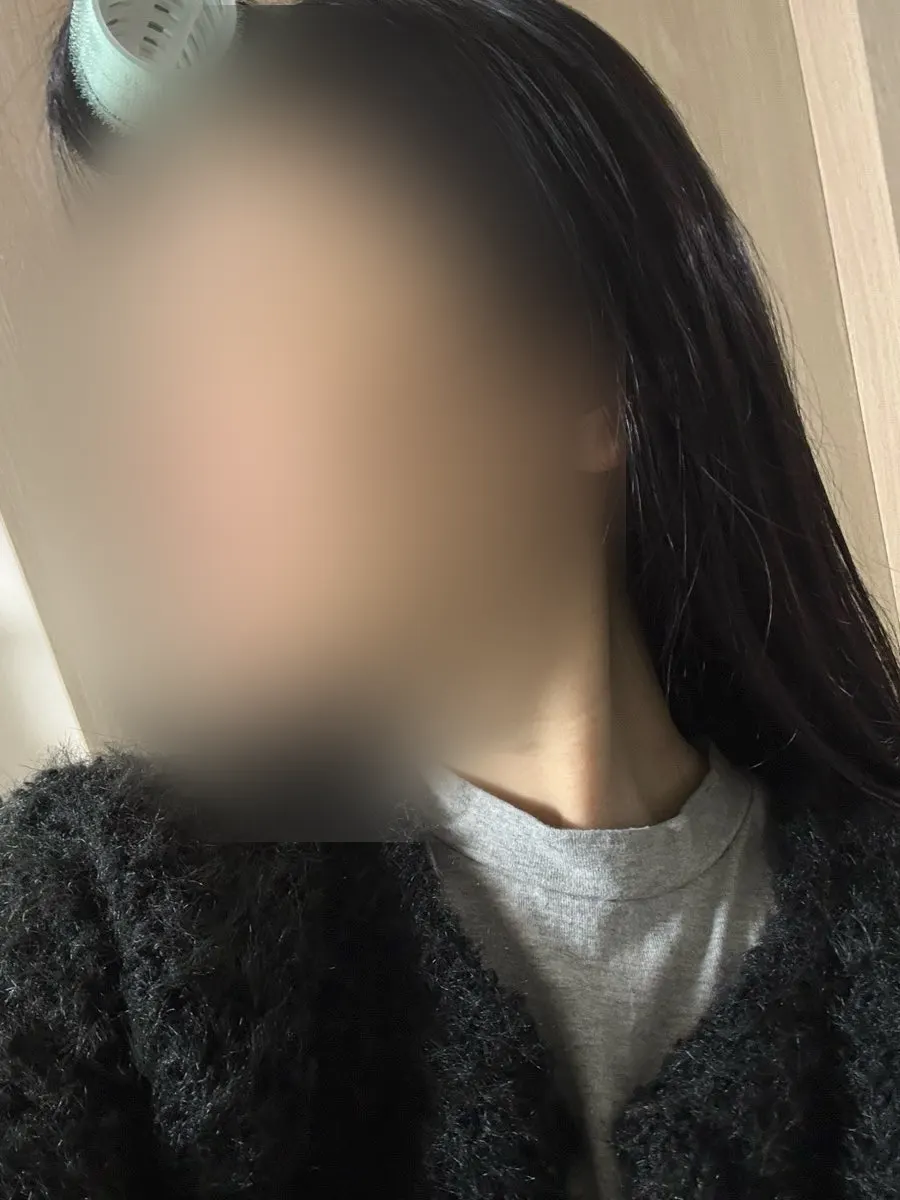クリーム使用後のツヤのある肌の表現