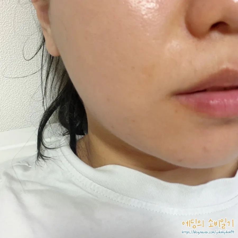 생활방수 가능한 선스크린 사용 장면