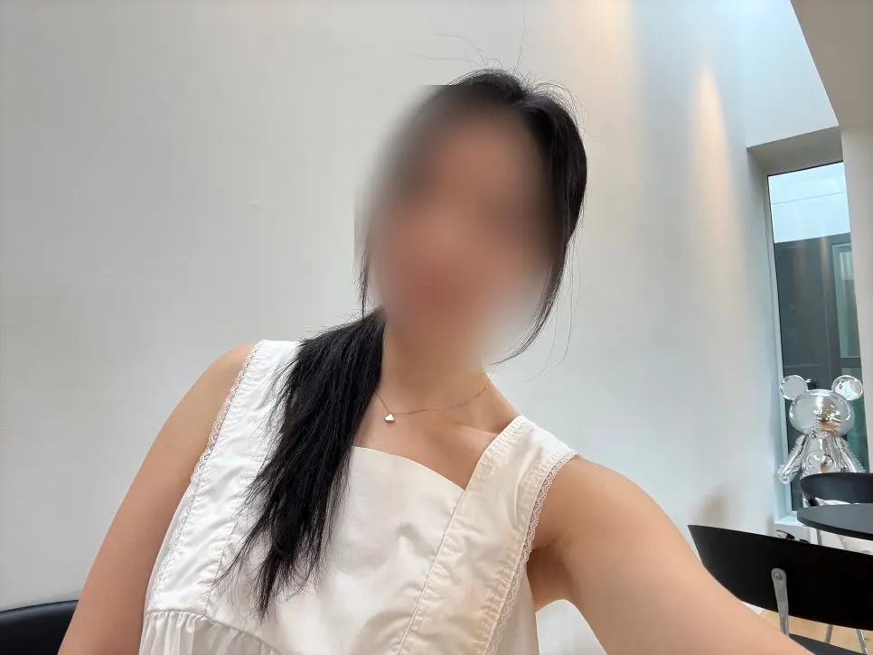 선크림만 바르고 외출한 얼굴